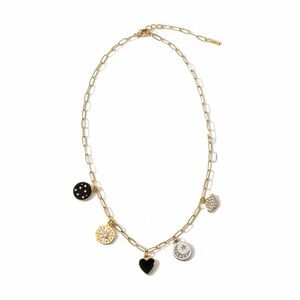 NWT Panacea Women’s Celestial Charm Necklace Gold Tone With Extender